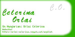 celerina orlai business card